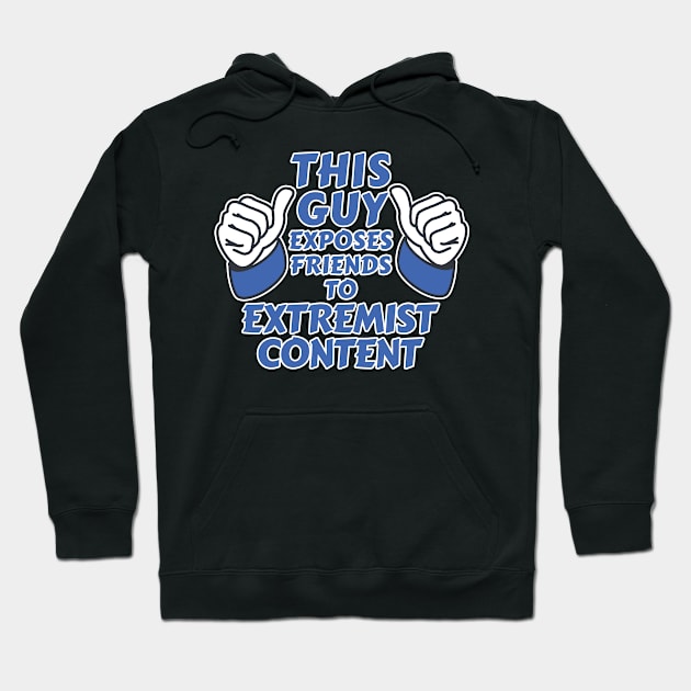 Facebook Extremist Hoodie by bakerjrae